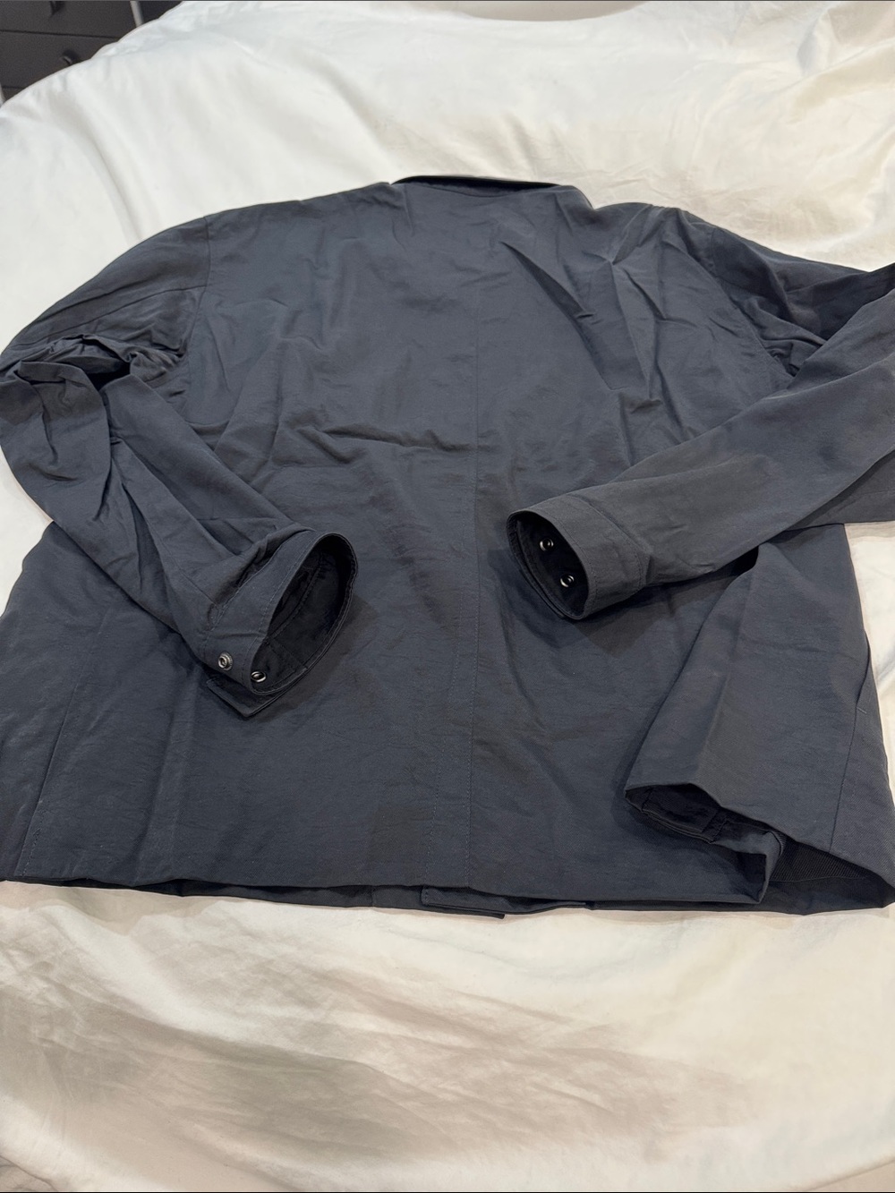 Vince Black Lightweight Shirt Jacket with Front Pockets - Picture 5 of 6